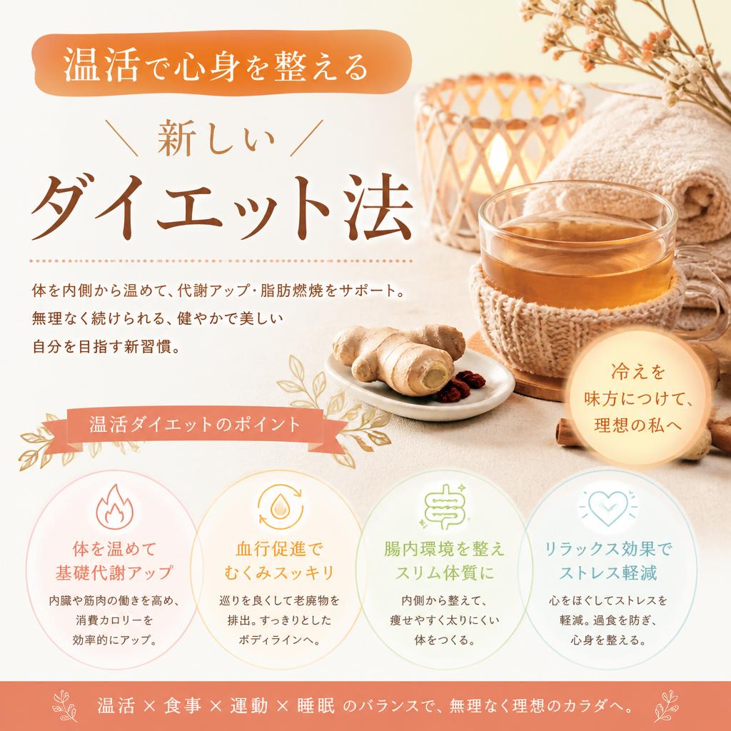 温活で心身を整える新しいダイエット法