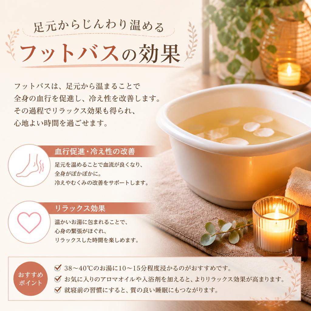 フットバスの効果