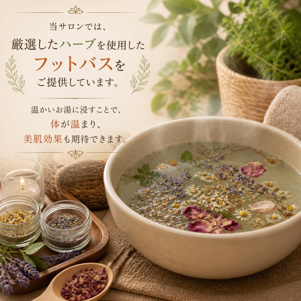 YOSAPARK Myrrh Veilの特別なフットバス
