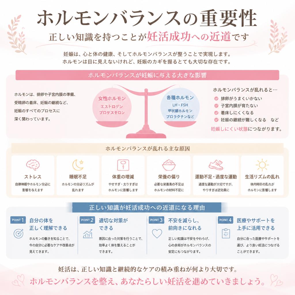 4. ホルモンバランスと妊活