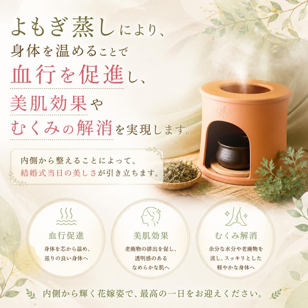 よもぎ蒸しの効果