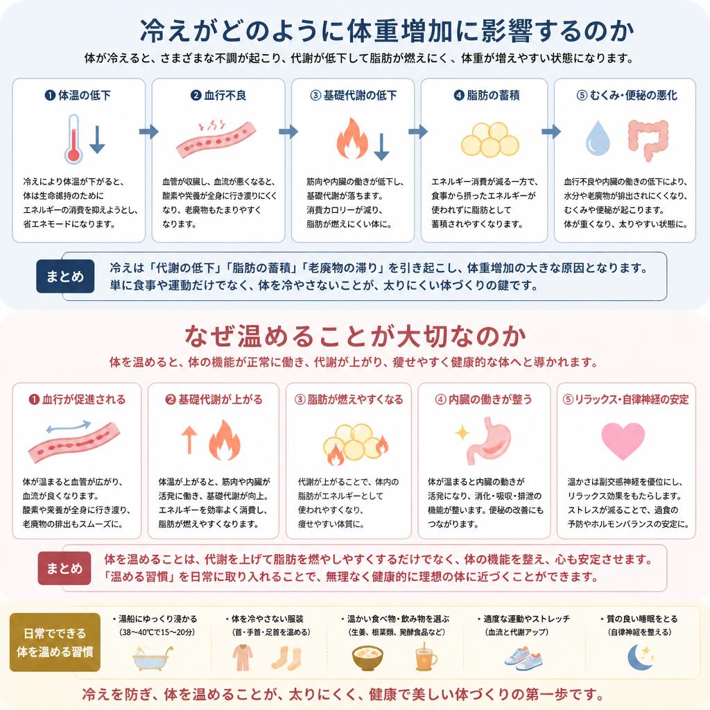 ダイエットの敵は冷え！