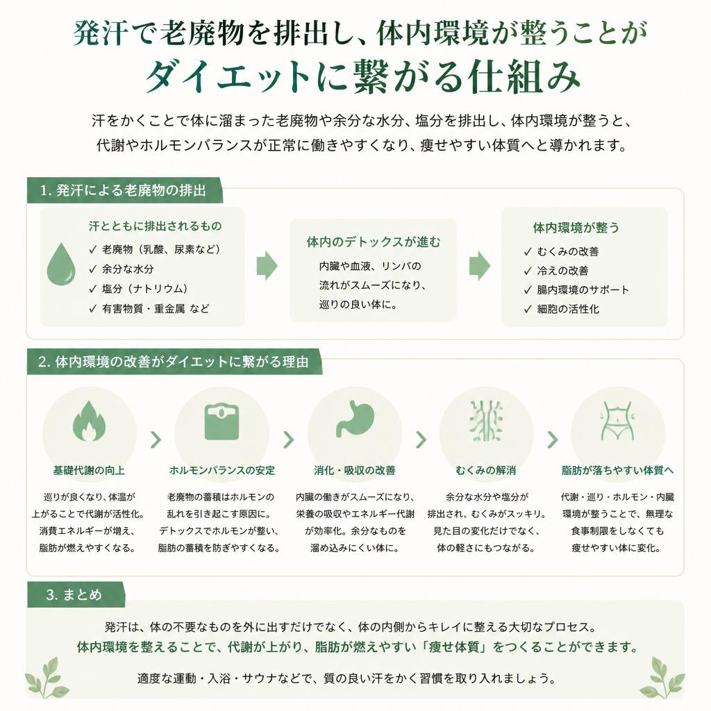 老廃物の排出をサポート