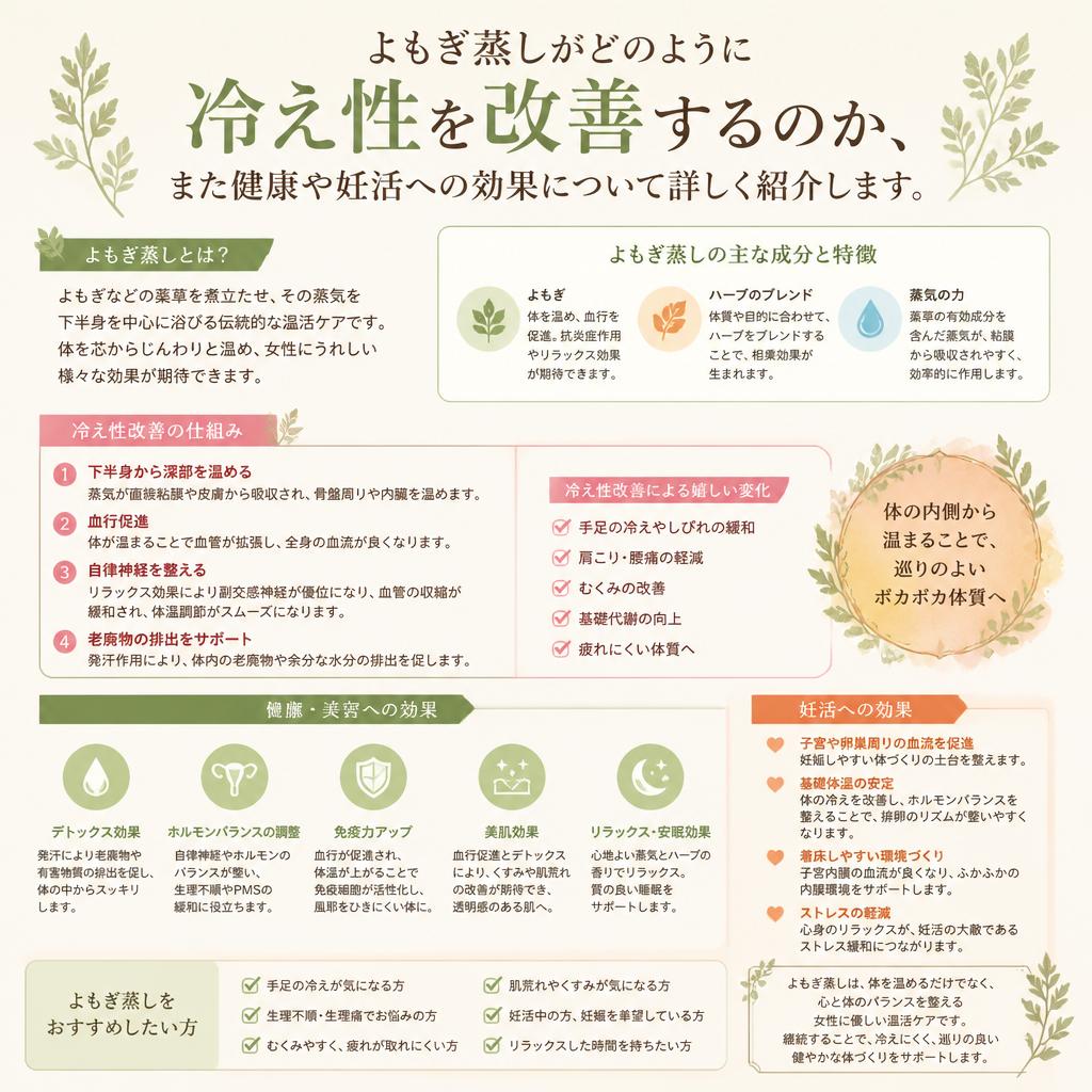 よもぎ蒸しの魅力