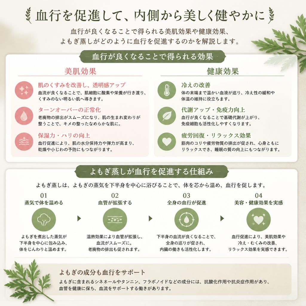 血行促進の利点