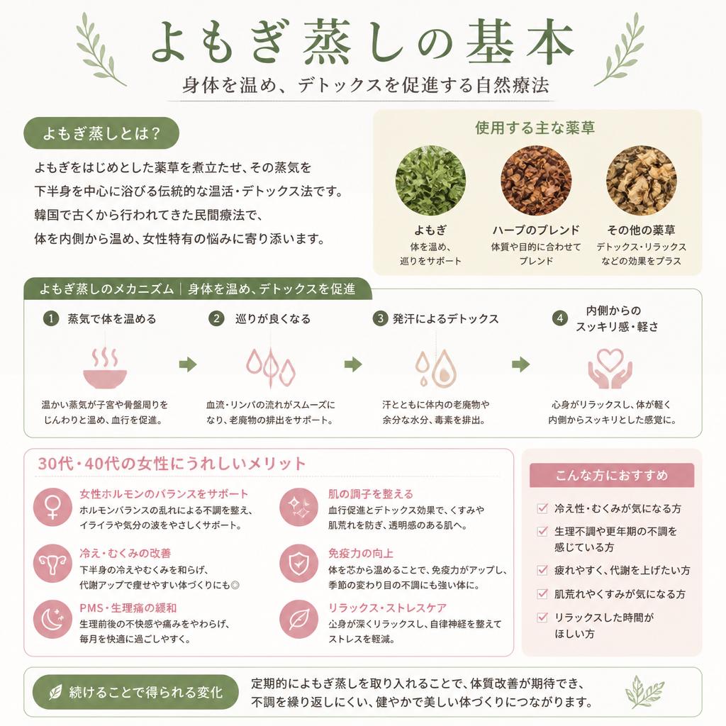 よもぎ蒸しとは？