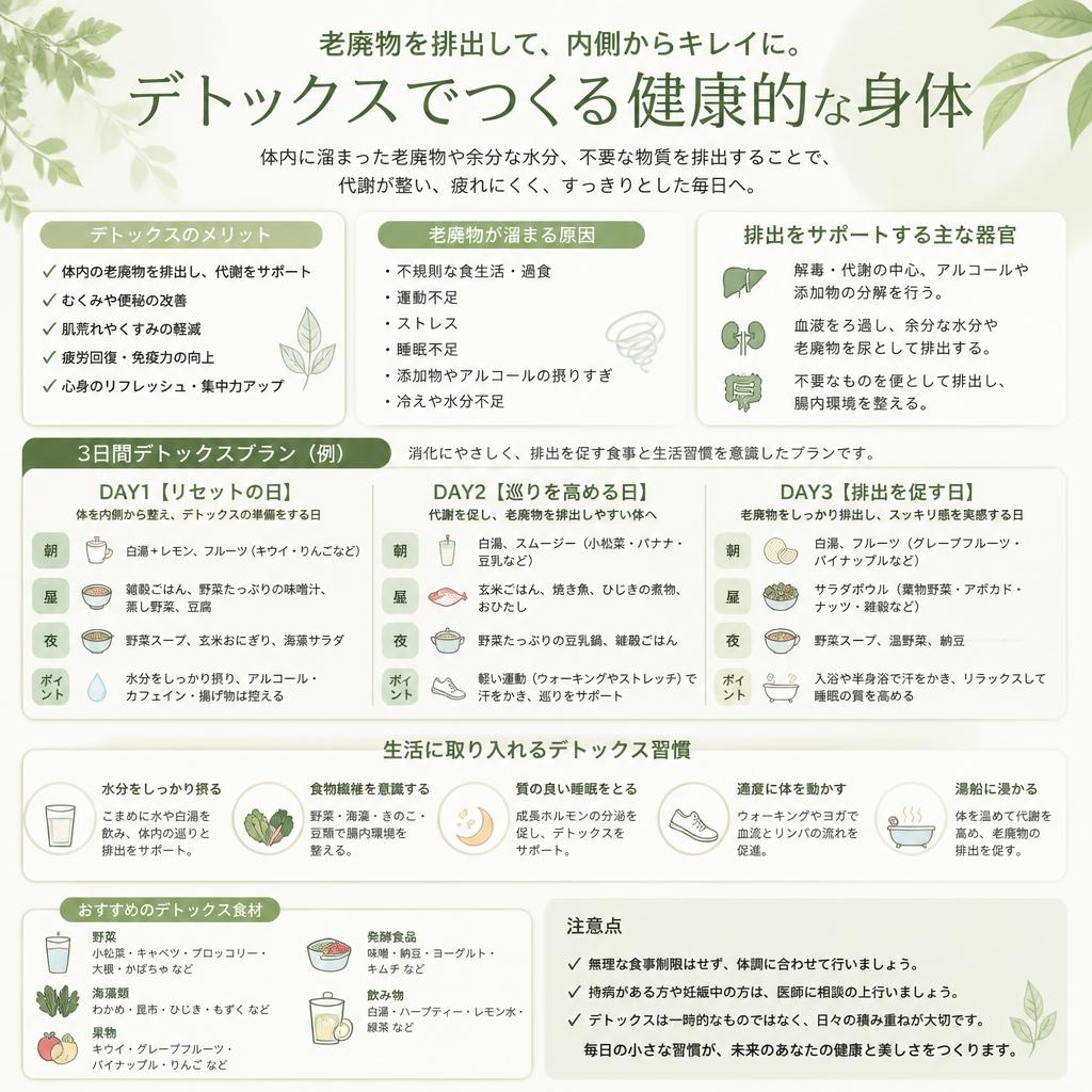 デトックスプランの重要性