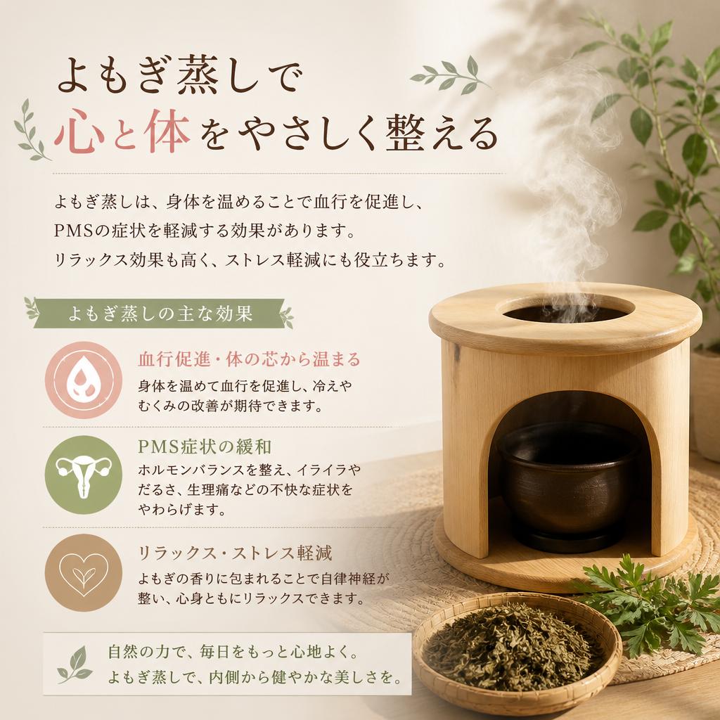 よもぎ蒸しの効果