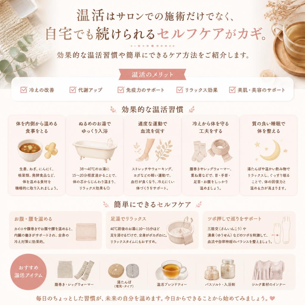 自宅ケアのポイント