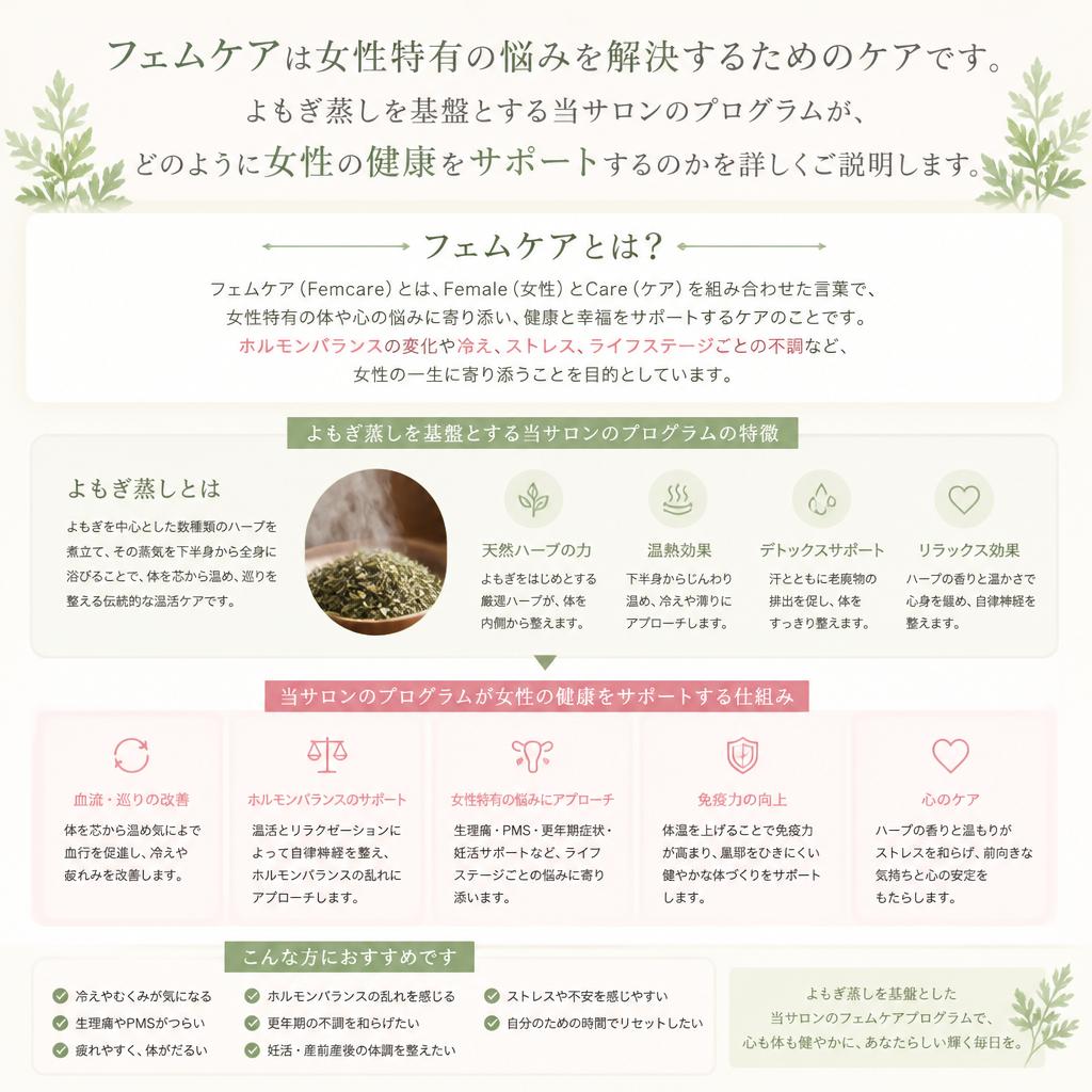 2. フェムケアプログラムとは