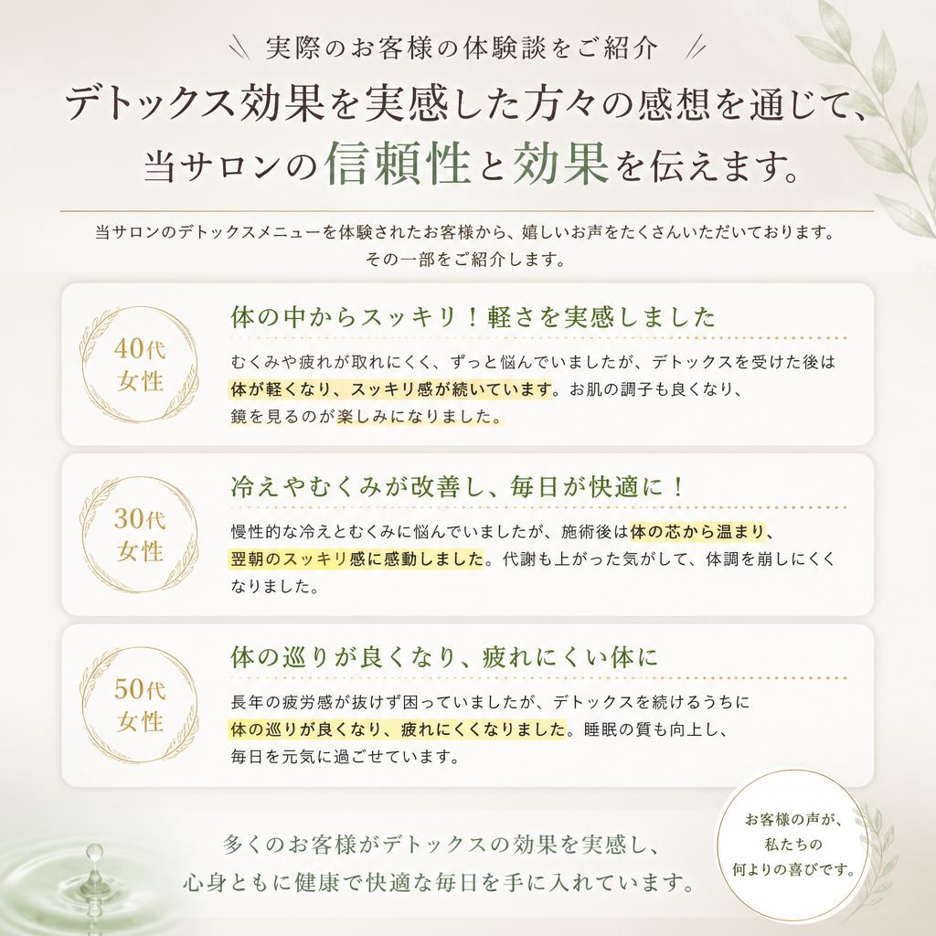 お客様の声
