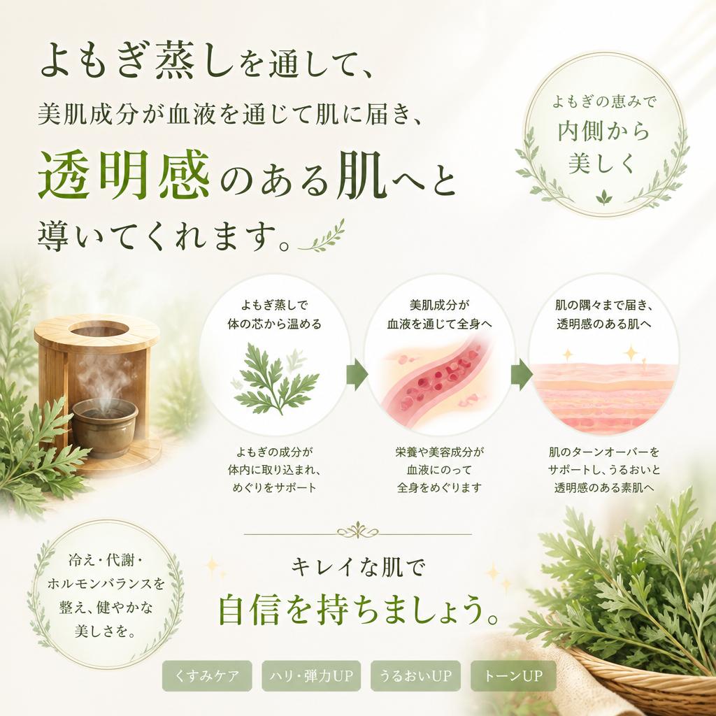 ブライダルに向けた美肌効果