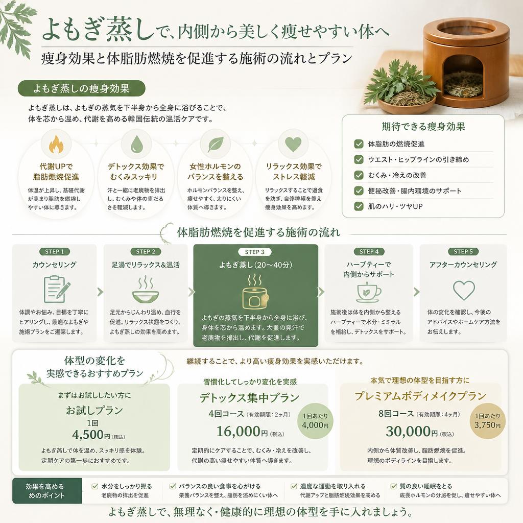 痩身効果で理想のボディを手に入れる