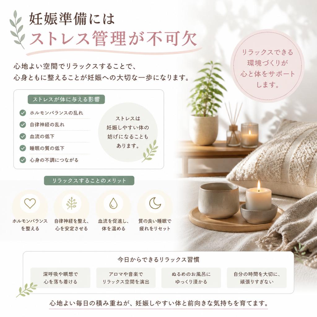 リラックス効果でストレスを解消